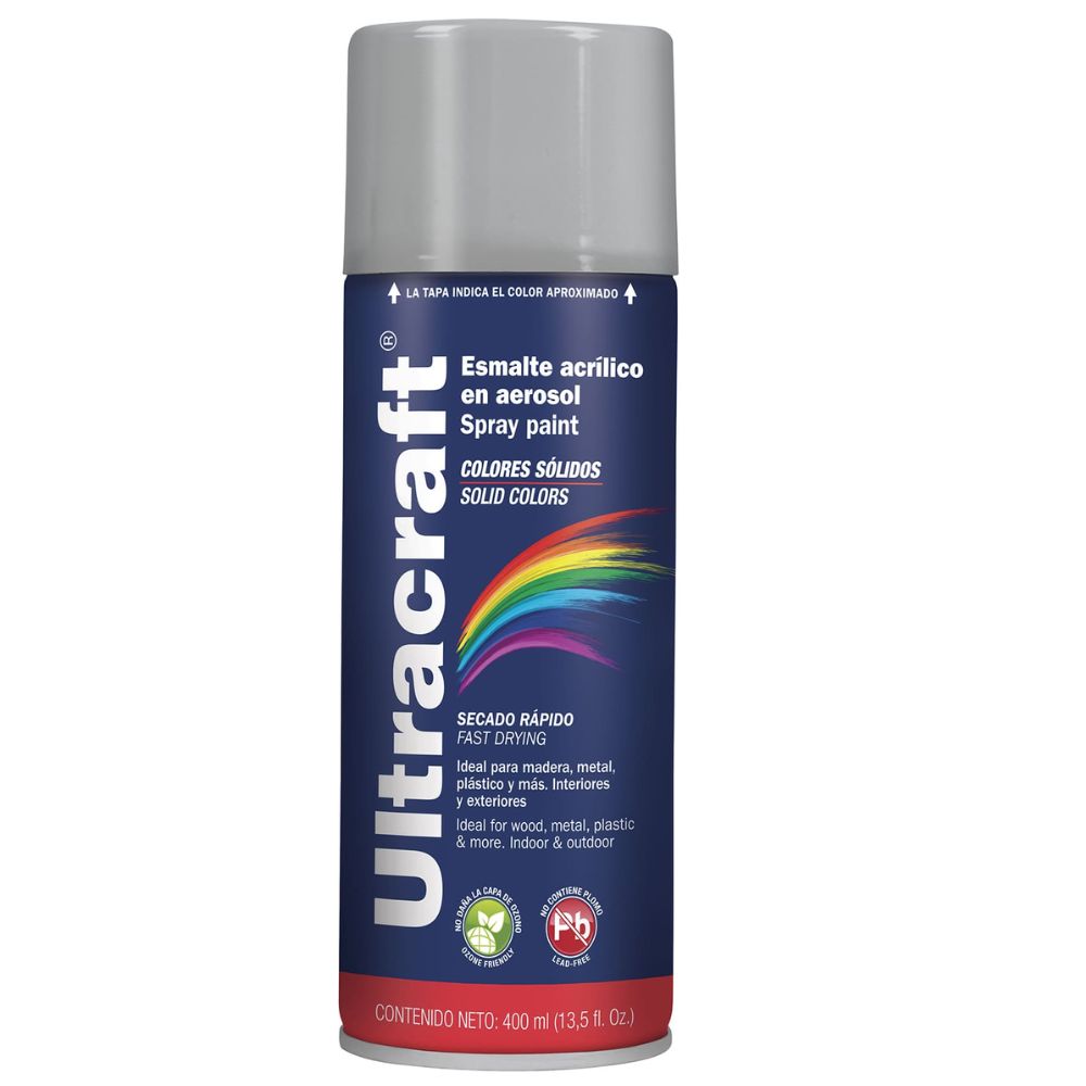 Pintura spray color PLATA ULTRACRAF