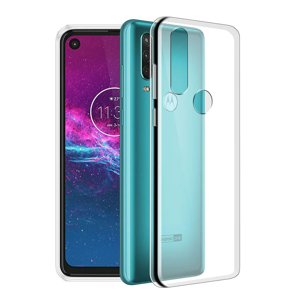 Funda Case para Motorola One Action TPU 100% Antishock Transparente Resistente ante Caídas y Golpes