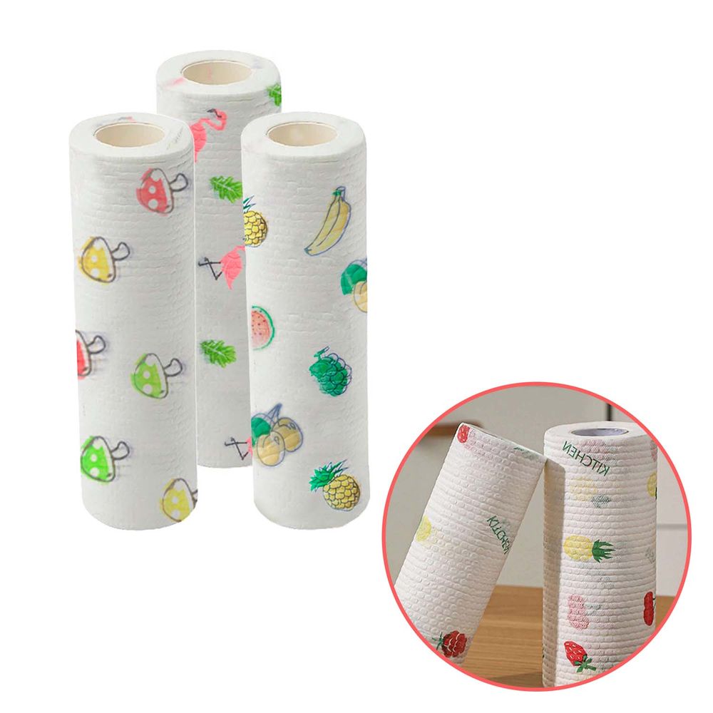 Papel Toalla Absorbente Reutilizable Diseño Kawaii