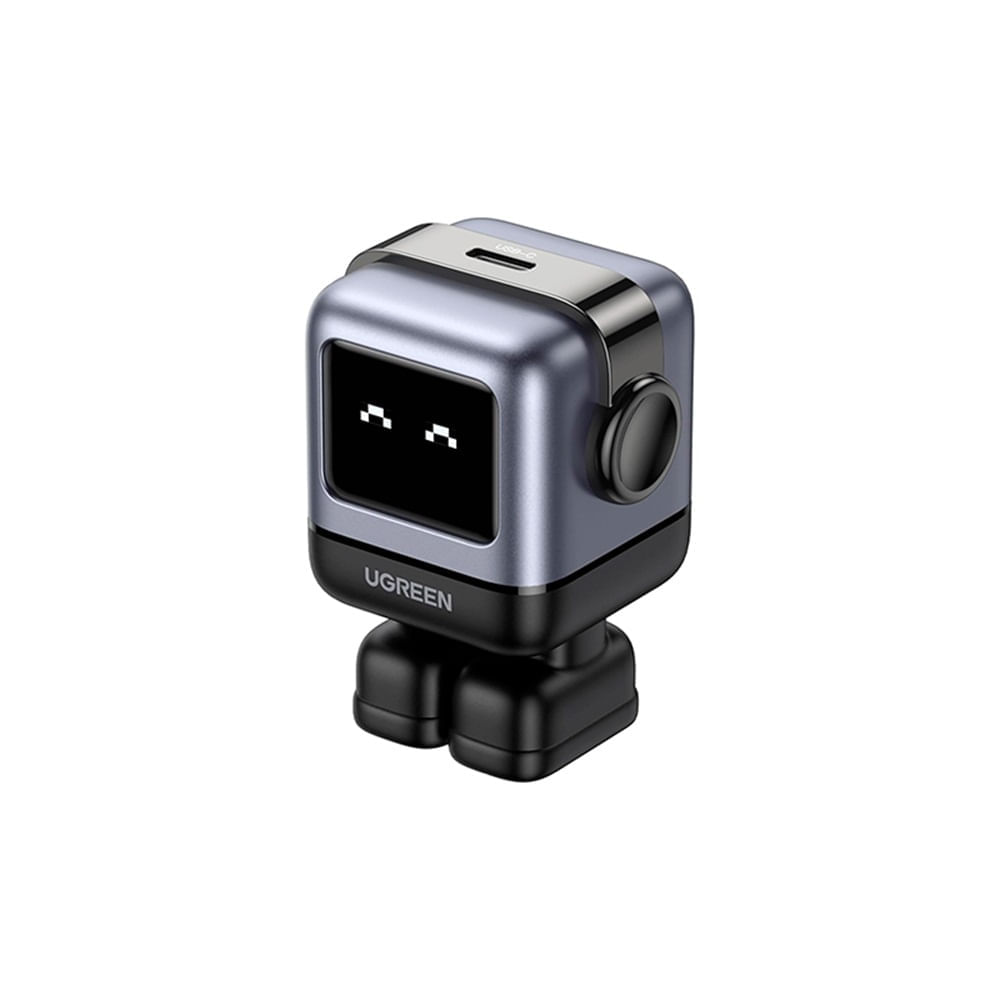 Cargador Robot UGREEN, 30W Nexode RG, GaN, USB-C, Carga Rápida, Negro