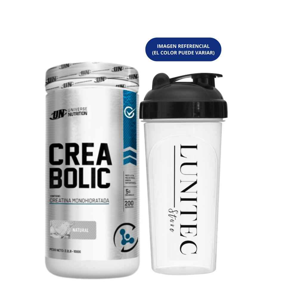 Creatina Universe Nutrition Creabolic 1 Kg Natural + Shaker