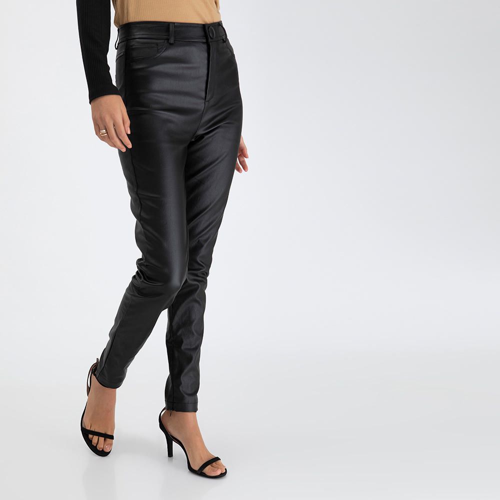 Pantalón Tipo Cuero Vegas - Ropa Mujer Bonita - Tienda Colombiana
