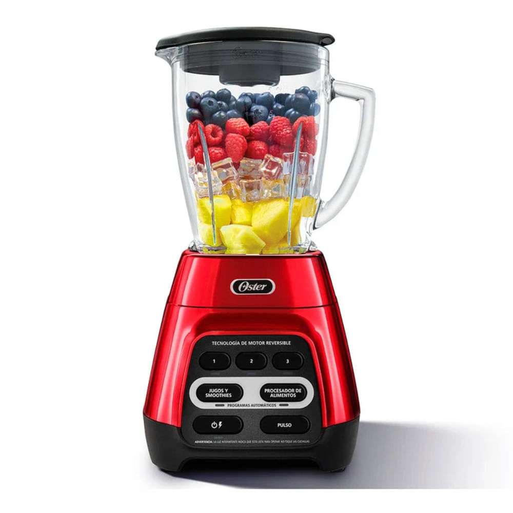 Licuadora Reversible 1.5L Oster Blstpyg1310 Rbg Rojo