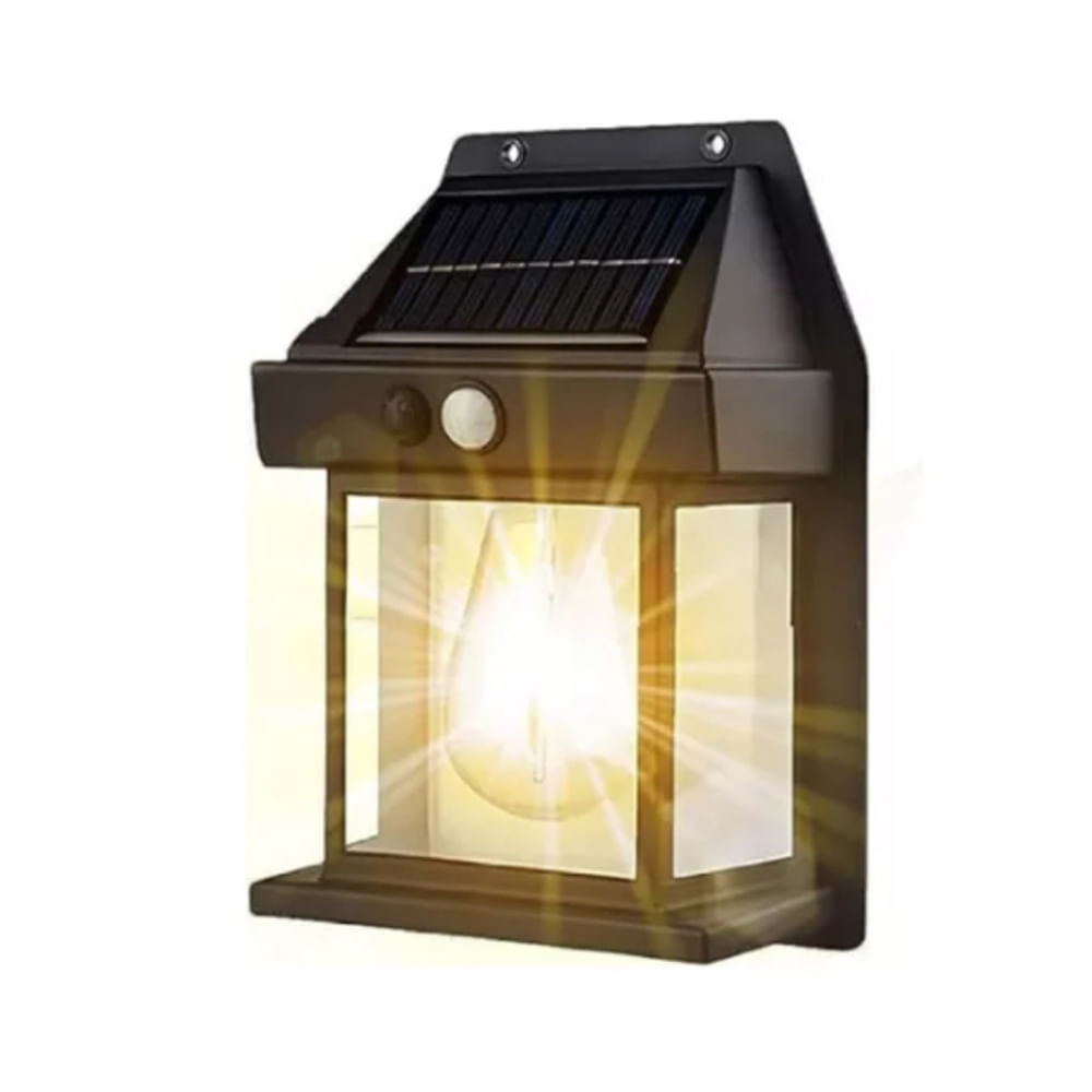 Foco Solar con Sensor Movimiento Lámpara Exteriores Luz Recargable