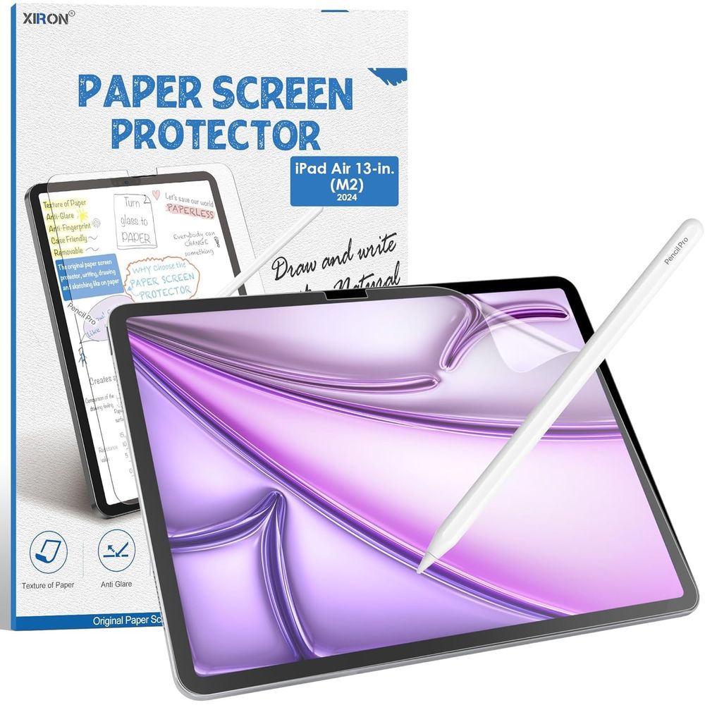 Mica Textura de Papel iPad Air 13 M2 2024 Protector de pantalla