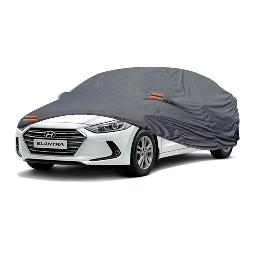 Cobertor Protector Exclusivo para HYUNDAI ELANTRA SEDAN 2017+ GRIS-Protección Superior contra Clima