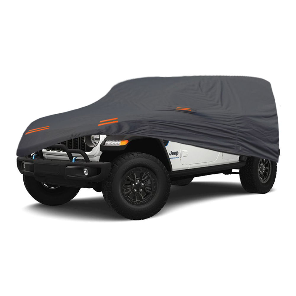 Cobertor Protector Exclusivo para JEEP WRANGLER 4PTS GRIS - Protección Superior contra Clima Extremo