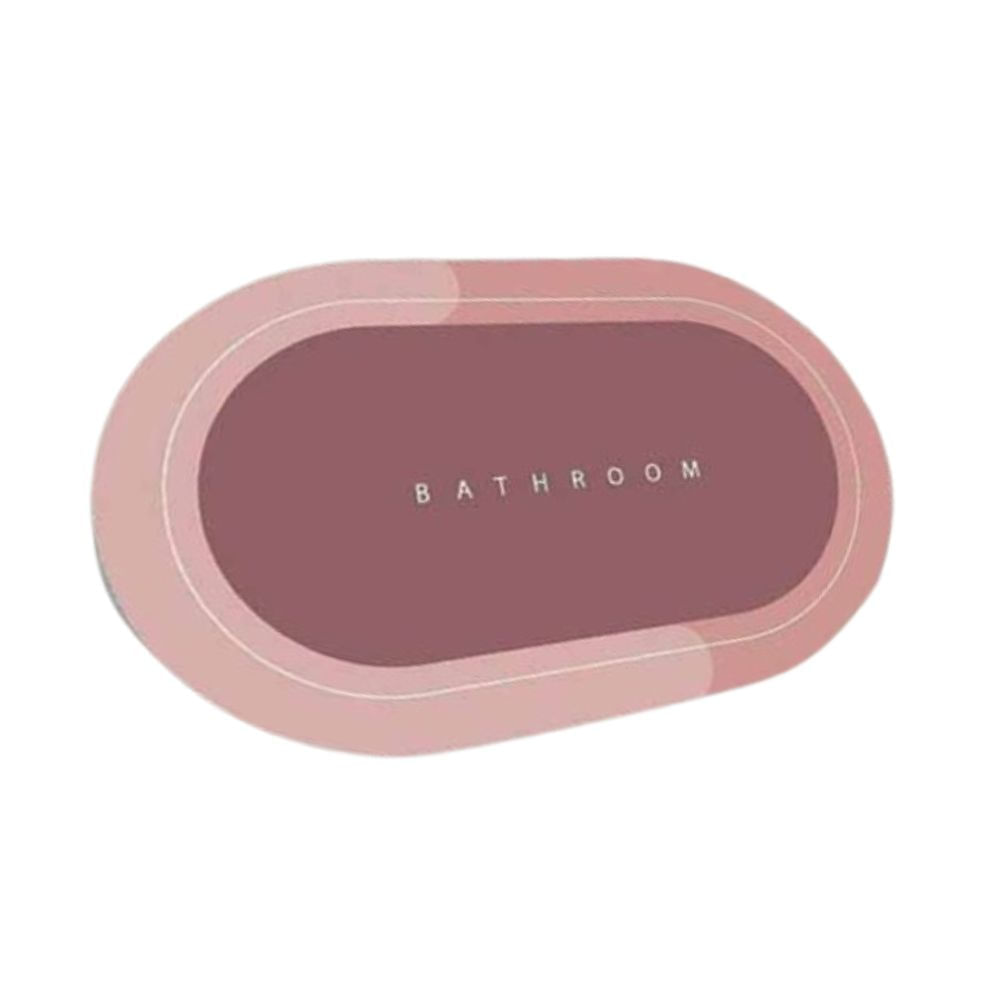 Alfombra Absorbente para Baño Ovalada