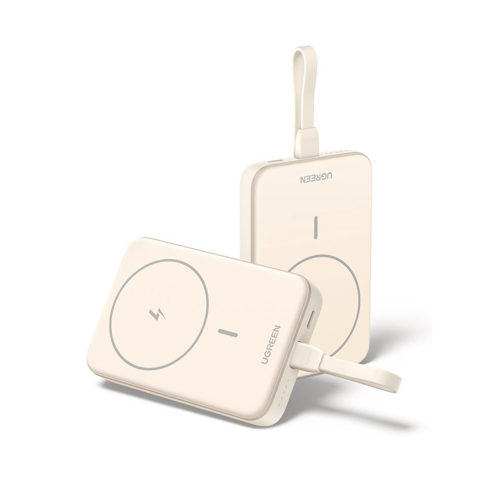 Ugreen Power Bank Rosa Inalámbrico Magnético 10000mAh PB760 - 35341