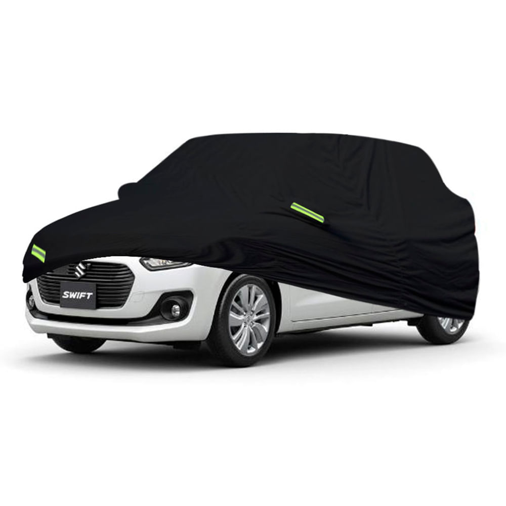 Cobertor Protector Exclusivo para SUZUKI SWIFT HATCHBACK NEGRO-Protección contra Clima Extremo
