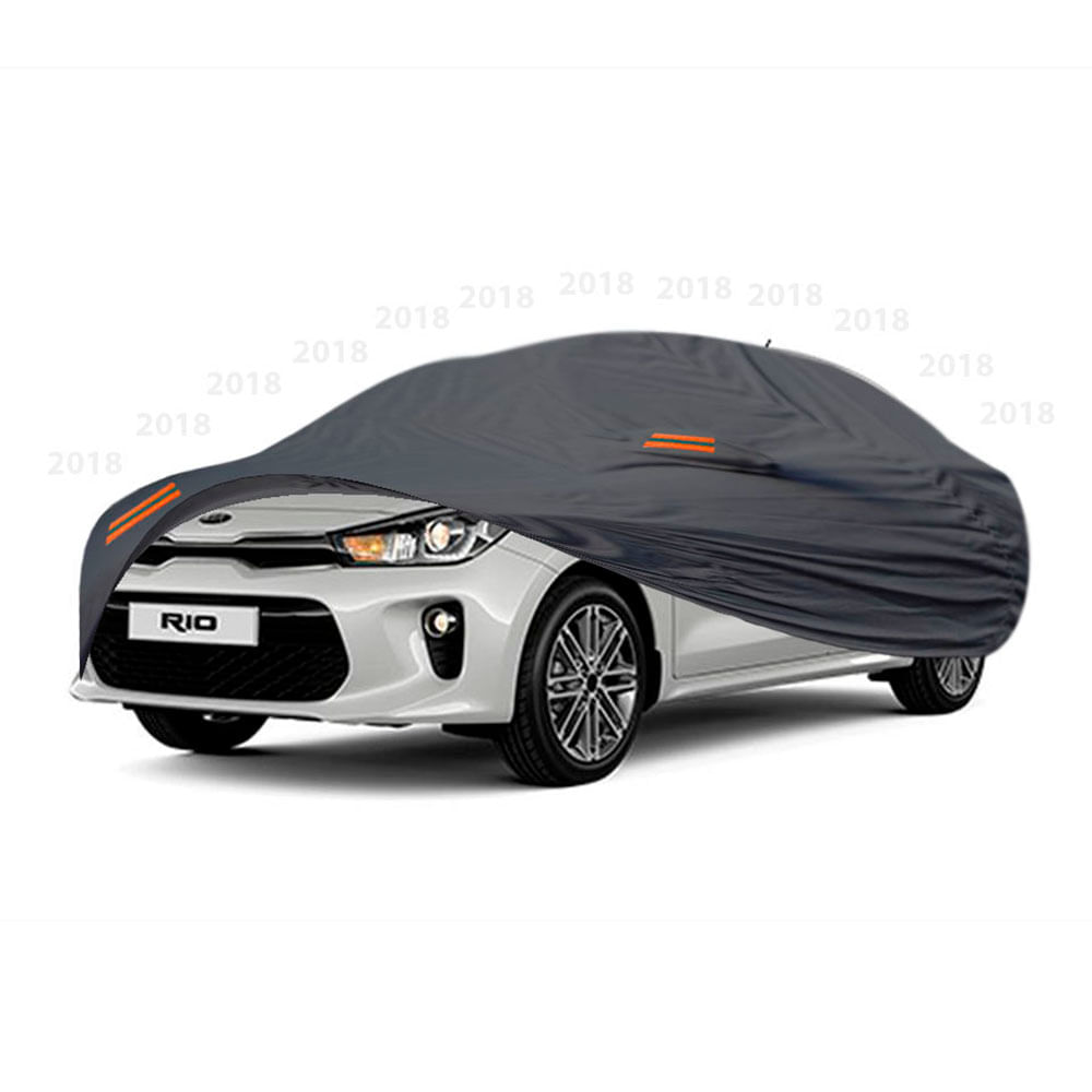 Cobertor Protector Exclusivo para KIA RIO SEDAN 2018 GRIS - Protección Superior contra Clima Extremo