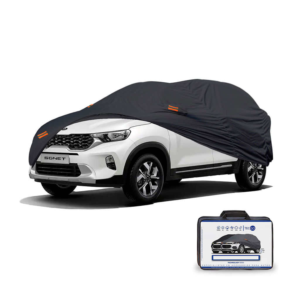 Cobertor Protector Exclusivo para KIA SONET GRIS - Protección Superior contra Clima Extremo
