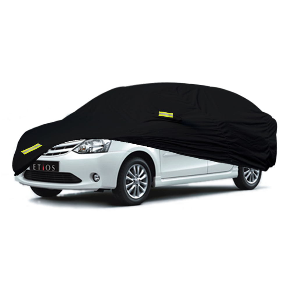 Cobertor Protector Exclusivo para TOYOTA ETIOS SEDAN NEGRO-Protección Superior contra Clima Extremo
