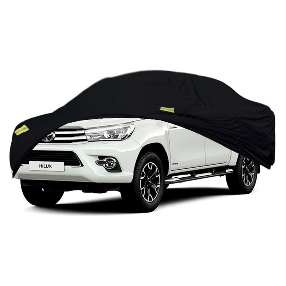 Cobertor Protector Exclusivo para TOYOTA HILUX 2018 EN ADELANTE NEGRO-Protección para Clima Extremo