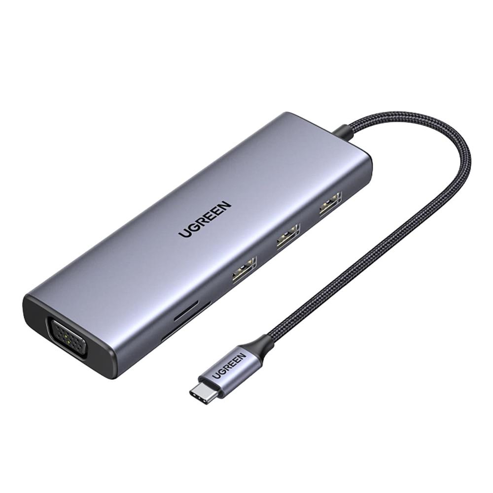 Ugreen Hub Adaptador  9 en 1 USB-C Gris CM498 - 15600