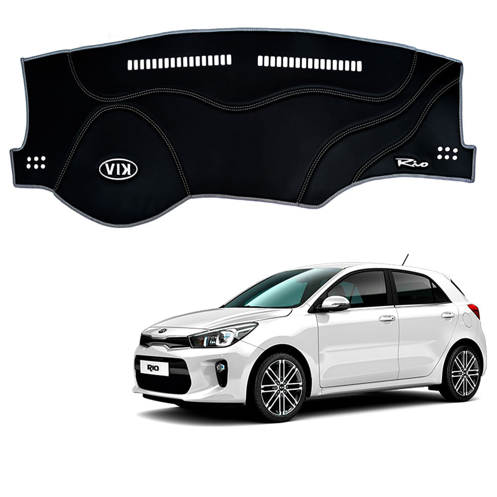 Protector de Tablero Para KIA RIO 2010 en Tacto Cuero - Protección y Estilo Superior