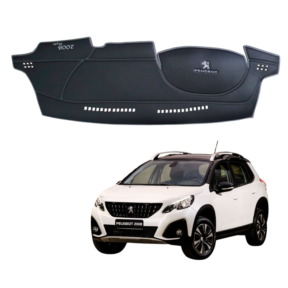 Protector de Tablero Para PEUGEOT STYLE 2008 en Tacto Cuero - Protección y Estilo Superior