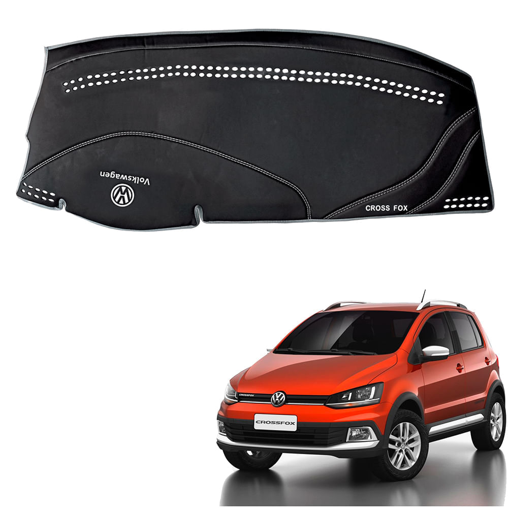 Protector de Tablero Para VOLKSWAGEN CROSS FOX 2022 en Tacto Cuero - Protección y Estilo Superior