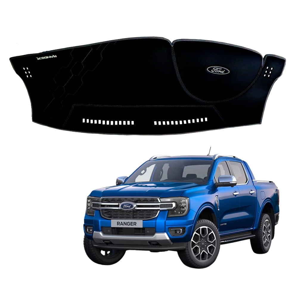 Protector de Tablero Para FORD RANGER 2023 en Tacto Cuero - Protección y Estilo Superior