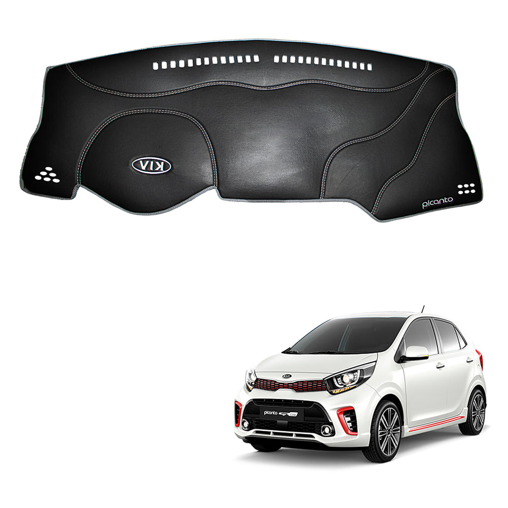 Protector de Tablero Para KIA PICANTO 2013 en Tacto Cuero - Protección y Estilo Superior