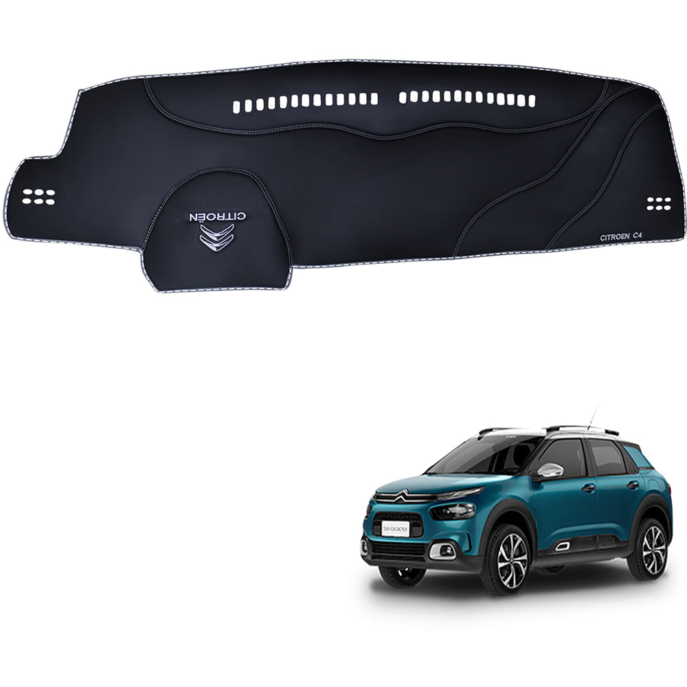 Protector de Tablero Para CITROEN C4 - 2022 en Tacto Cuero - Protección y Estilo Superior