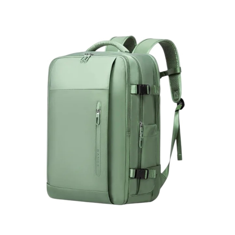 Mochila Cabinera para Viaje Compartimiento Laptop - Verde