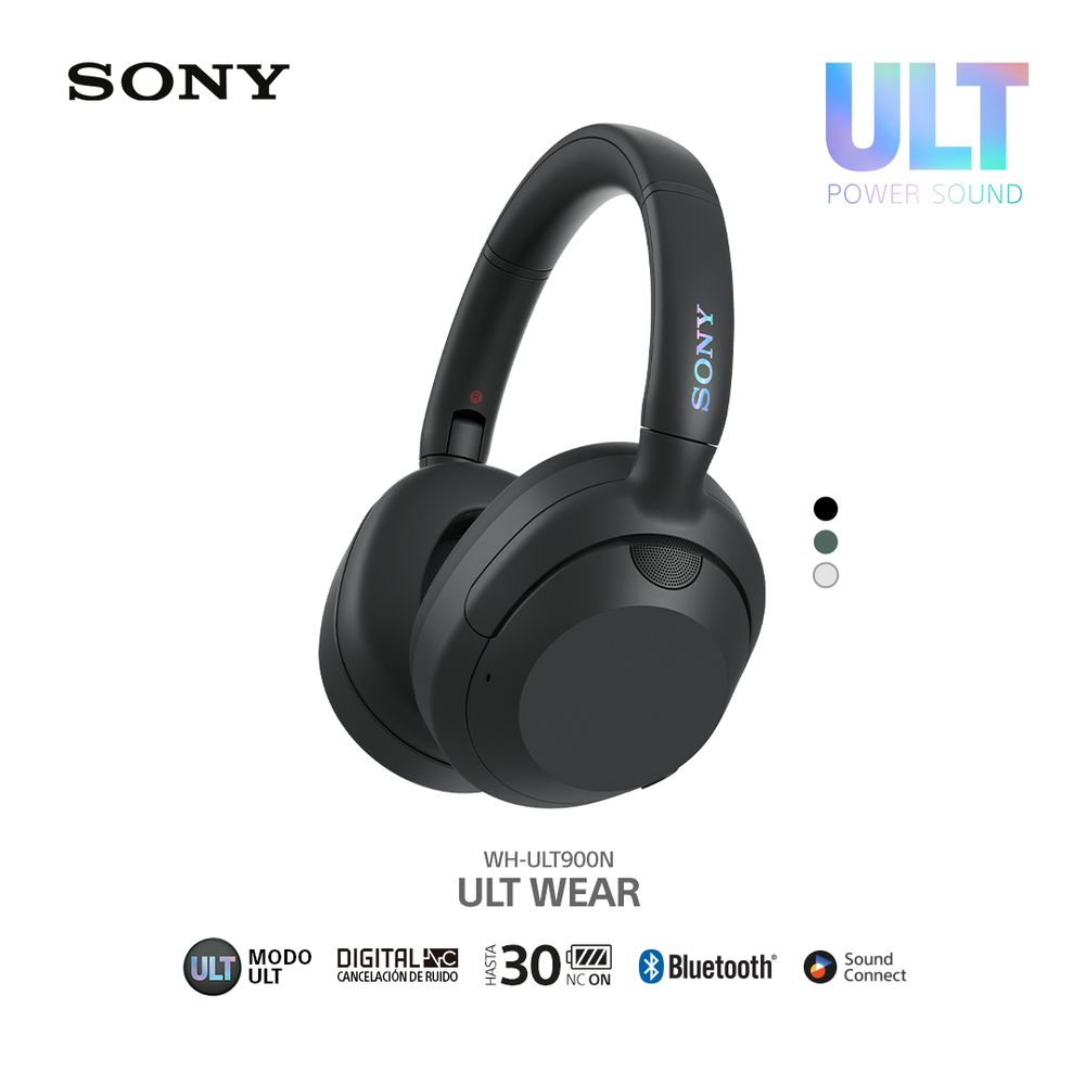 Sony Audífonos Bluetooth WH-ULT900N Serie ULT WEAR Negro