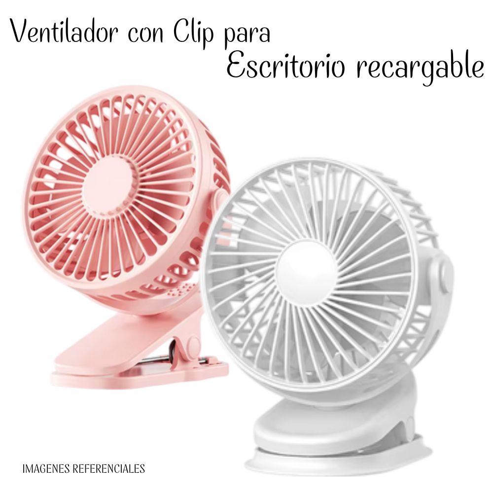 Ventilador Recargable con Clip - BR