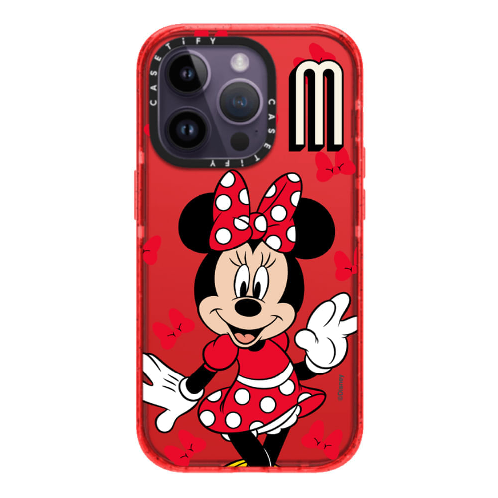 Case ScreenShop Para iPhone 7/8 Minnie Mouse Rojo Transparente Casetify