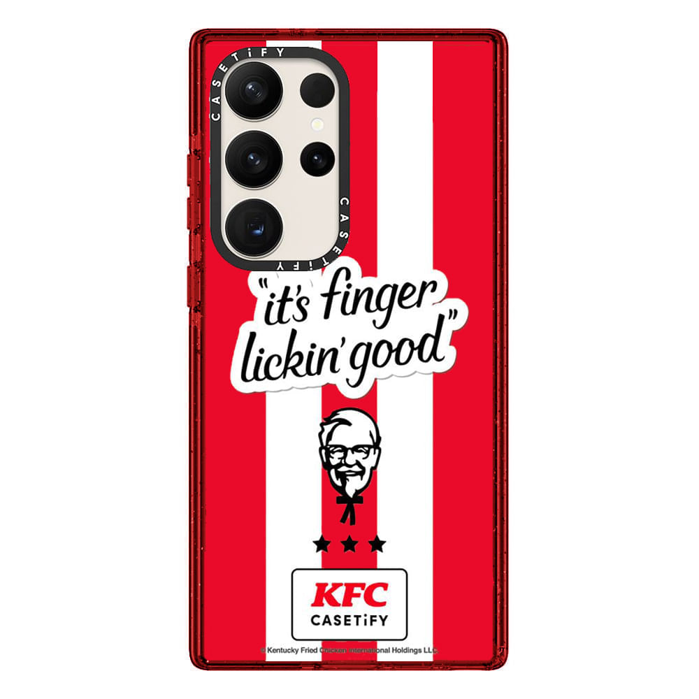 Case ScreenShop Para Samsung Galaxy S23 Kentucky Fried Chicken Rojo Transparente Casetify