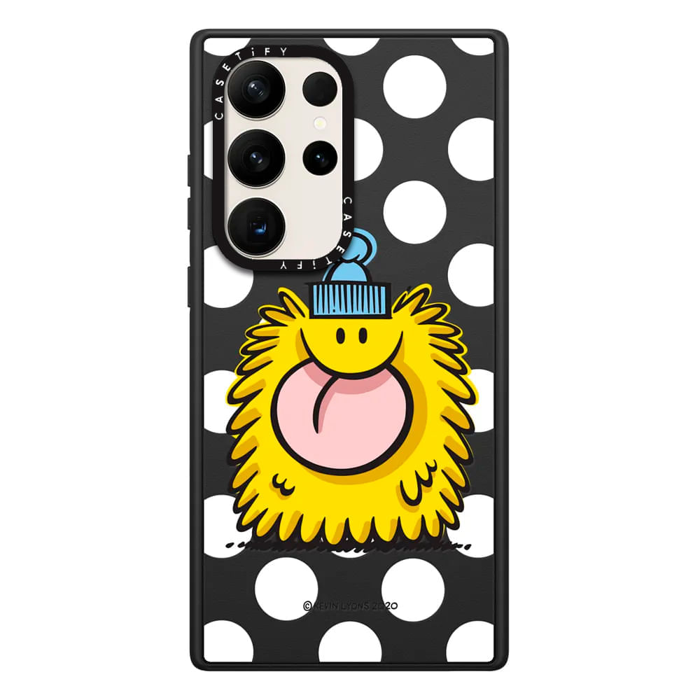 Case ScreenShop Para Samsung Galaxy S22 Plus Yellow Guy Negro Transparente Casetify