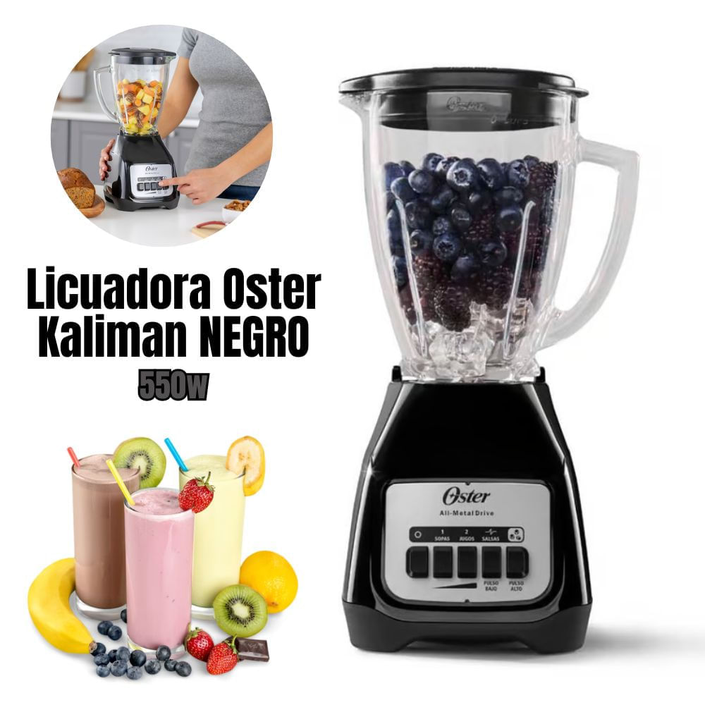 Licuadora Oster Kaliman 550W-Negro
