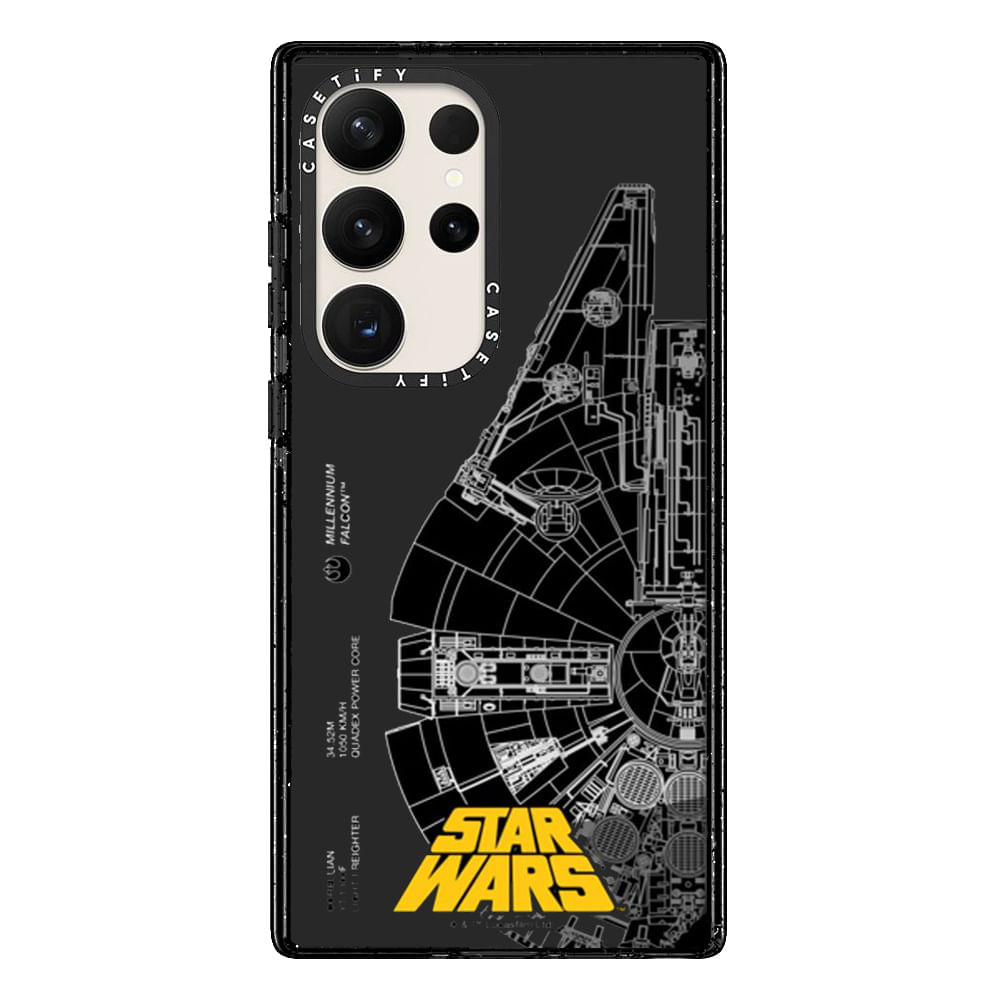 Case ScreenShop Para Samsung Galaxy S23 Ultra Star Wars Halcón Milenario Casetify