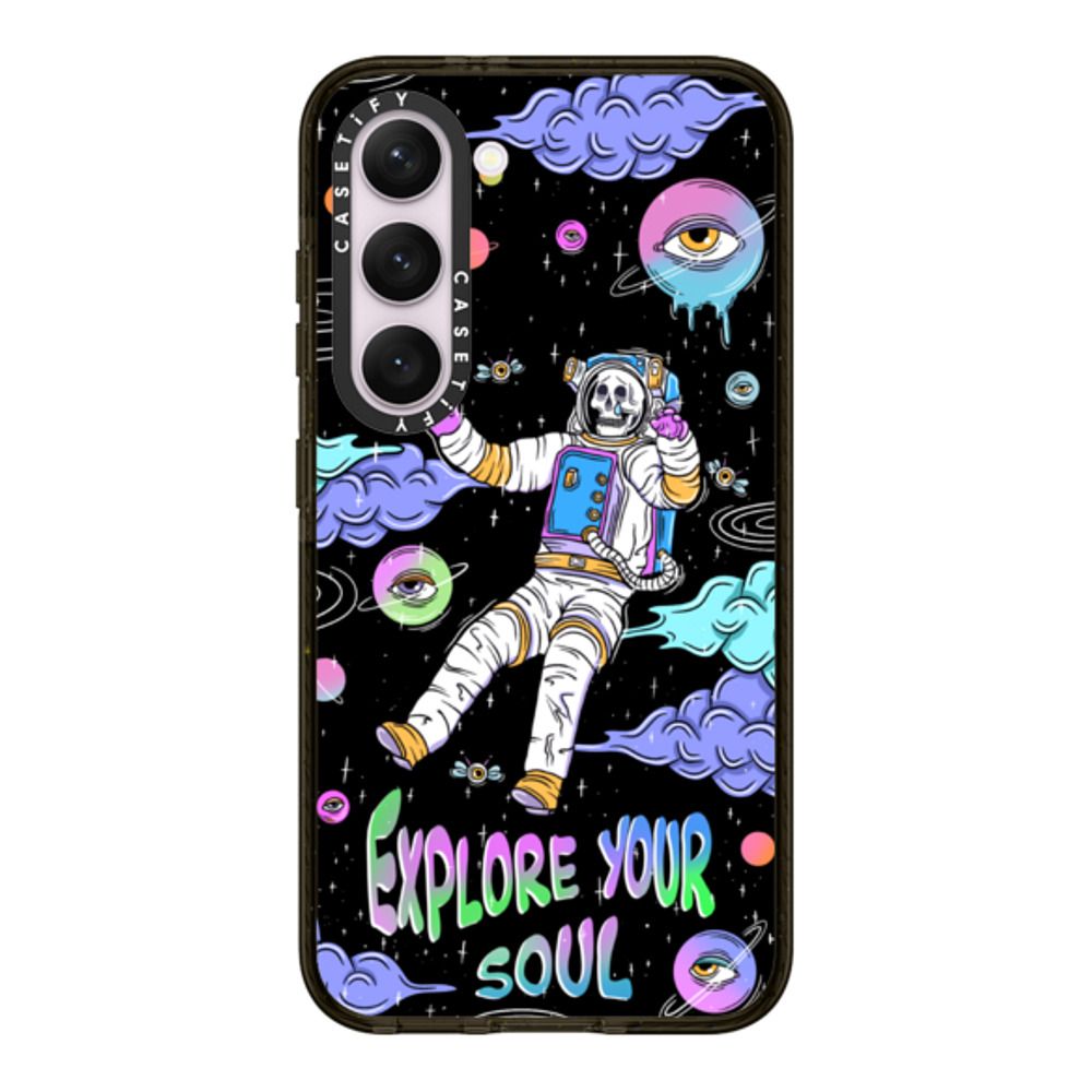 Case ScreenShop Para Samsung Galaxy S20 Fe Explore Your Soul Negro Transparente Casetify