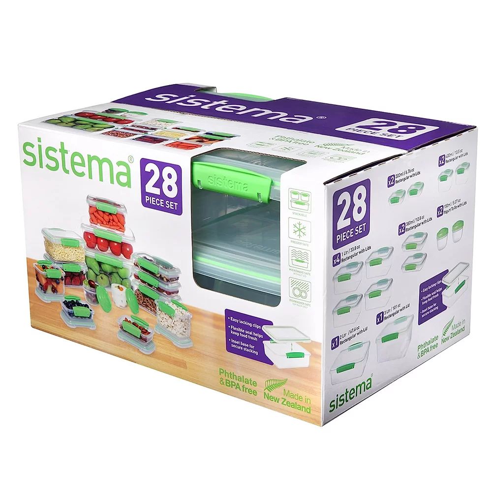 Set Hermeticos Sistema 28 Piezas Verde