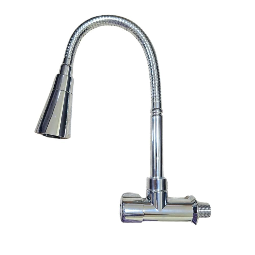 Llave de Lavadero Ganso para Cocina Flexible Cónico C&A 126278