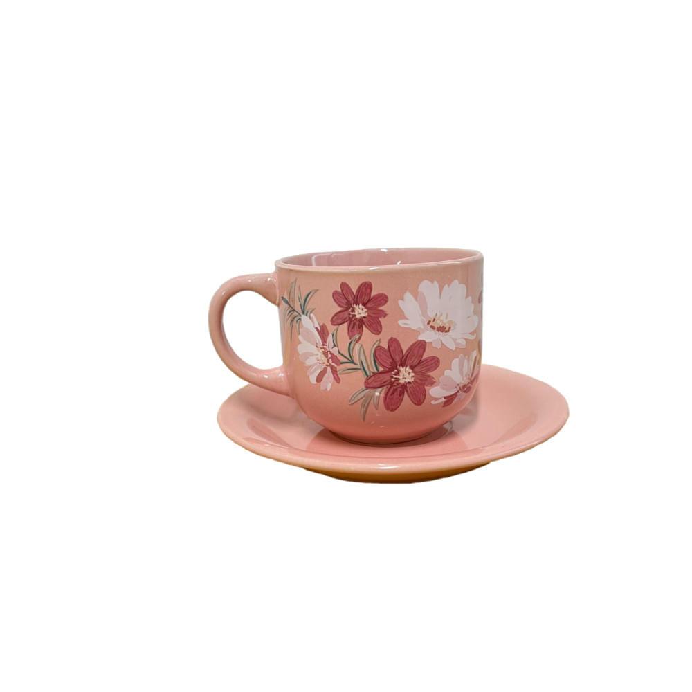 Set X2 Tazas + Plato Rosado Ddm