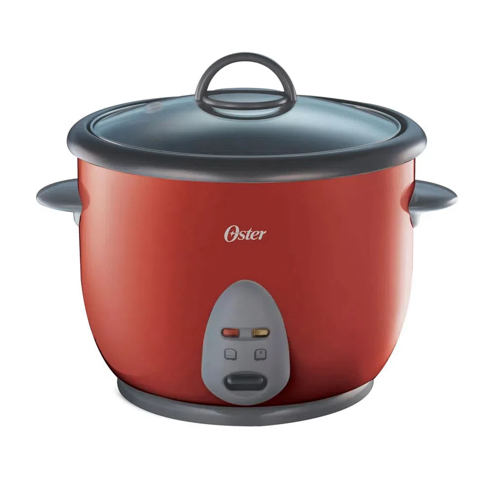 Olla Arrocera Oster 1.8L CKSTRC1700R – Rojo, con Tazón Antiadherente, Función Automática