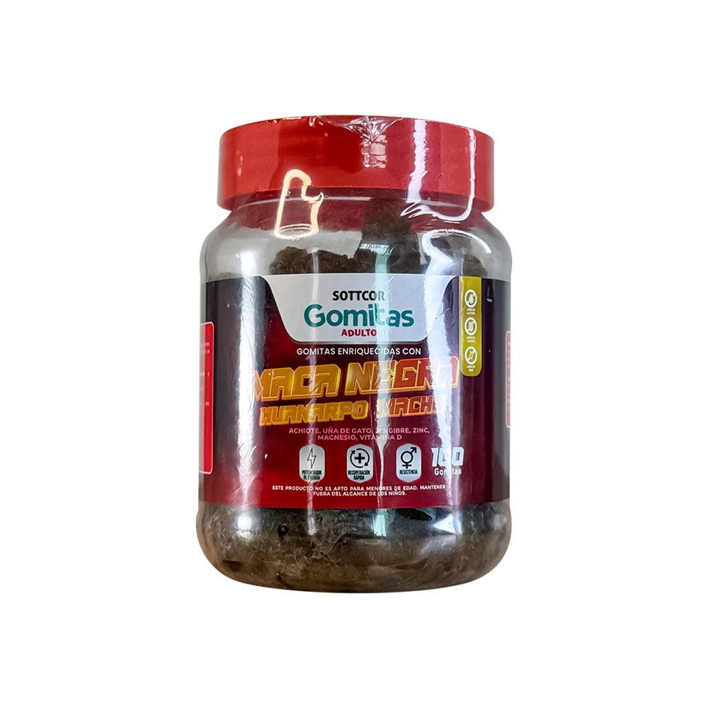 Gomitas con Maca Negra Sottcor 100 Gomitas