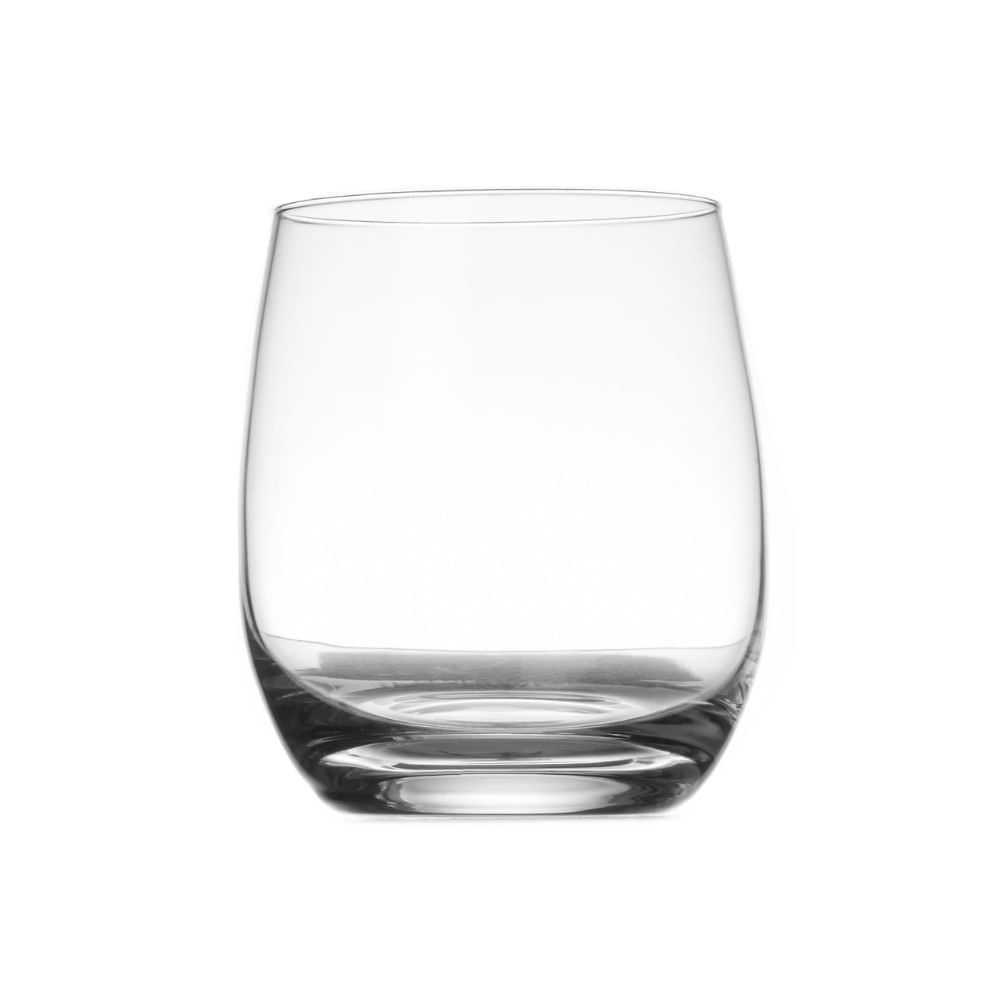 Set de 6 Vasos de Vidrio Redondo de 340 ml