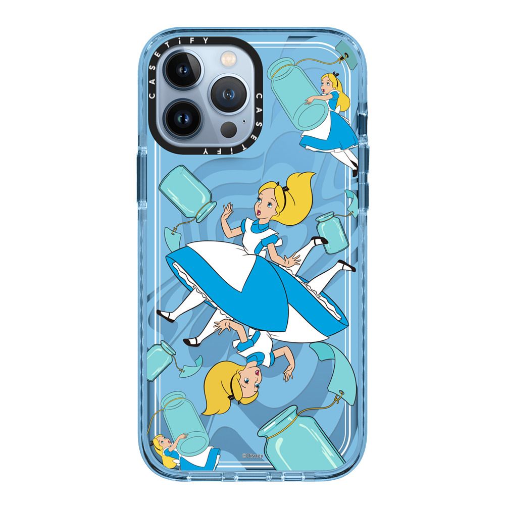 Case ScreenShop Para iPhone 14 Pro Alicia en el País de las Maravillas Azul Casetify