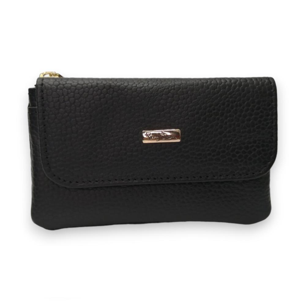 Monedero Mujer de Cuero 1072 Negro Perry Jhan