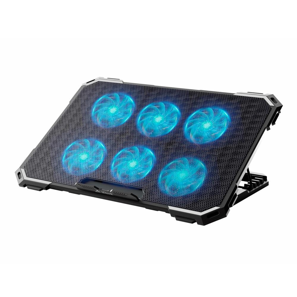 Cooler iDock N2 Thermal con 6 Ventiladores y Led Fan Blue