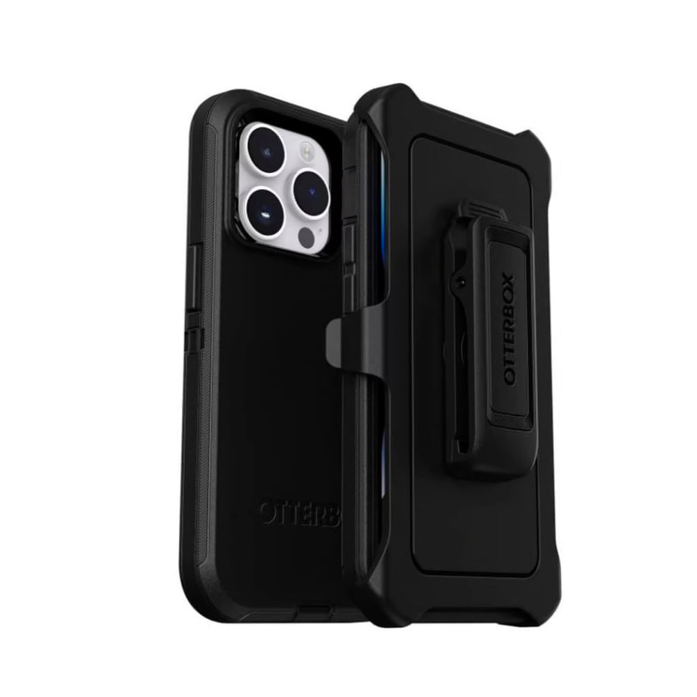 Funda Otterbox Defender para iPhone 15 Pro Negro