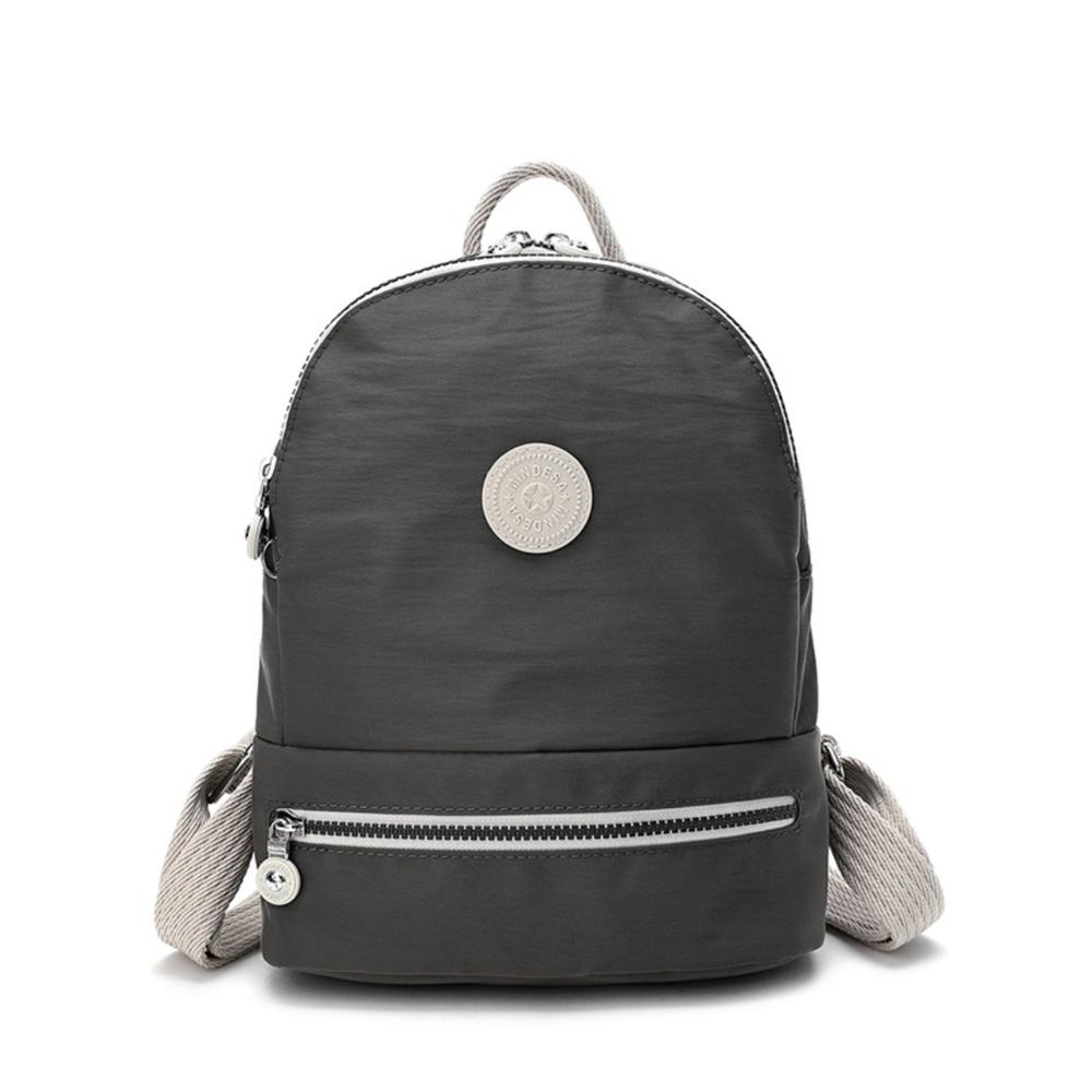 Mochila urbana mediana Mindesa plomo