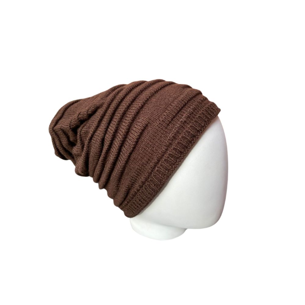 Beanie Bone Marron Gorro Chullo Unisex