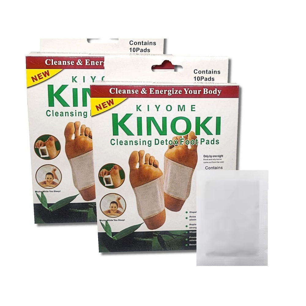 Kinoki Parche para Pies Desinflamante 10 pcs