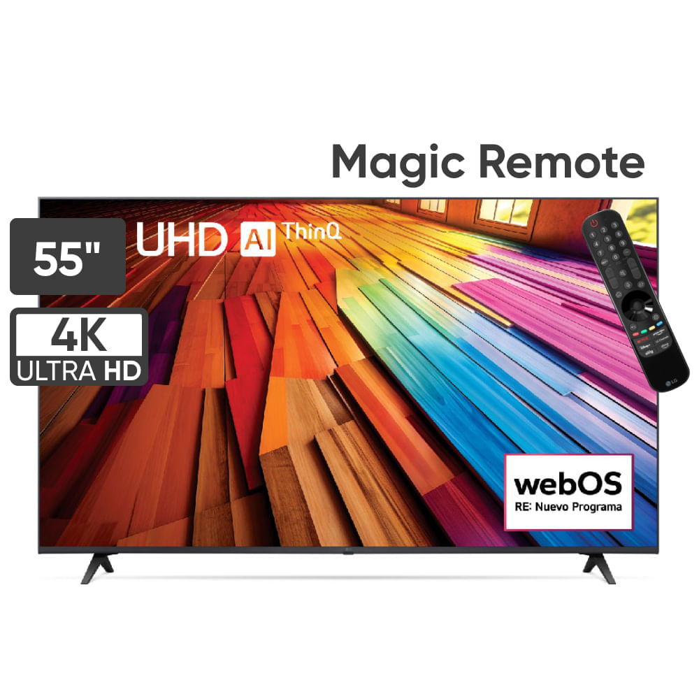 Televisor LG LED 55"" UHD 4K ThinQ AI 55UT8050PSB