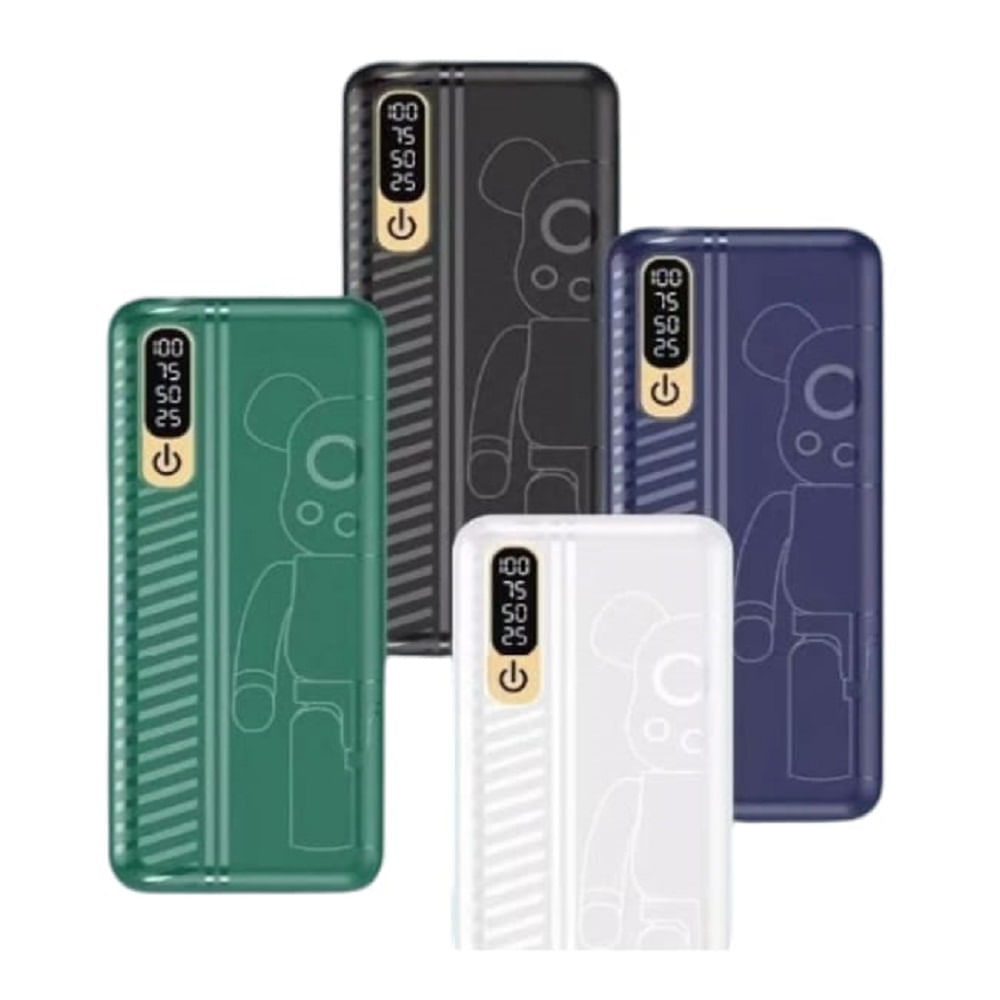 Bateria portátil 20000 mAh con Linterna LED Recargable