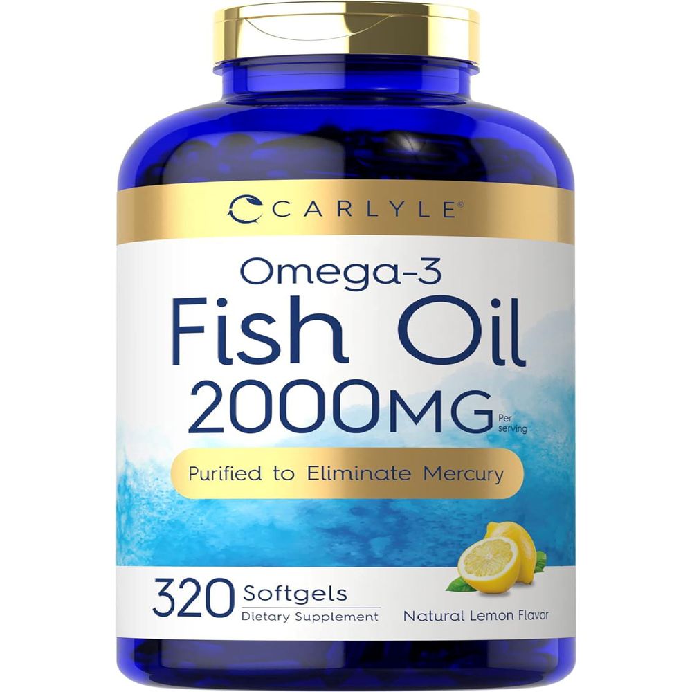 Carlyle Fish Oil Omega 3 Aceite De Pescado 320 Softgels
